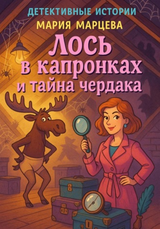 Обложка книги «Детективные истории: Лось в капронках и тайна чердака»