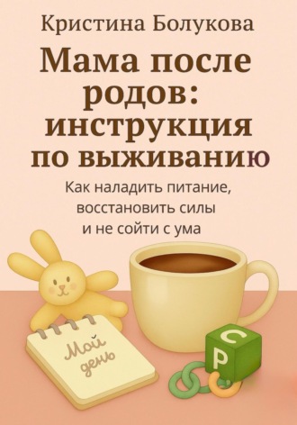 Обложка книги «Мама после родов: инструкция по выживанию»