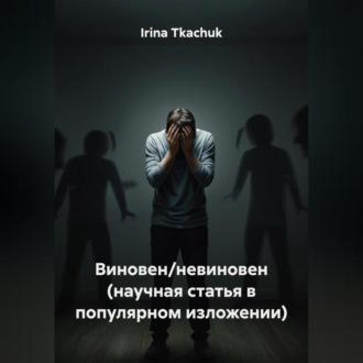 Обложка книги «Виновен/невиновен (научная статья в популярном изложении)»