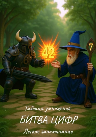 Обложка книги «Таблица умножения. Битва цифр. Легкое запоминание»
