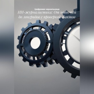 Обложка книги «ИИ-журналистика: От новостей до лонгридов с проверкой фактов»