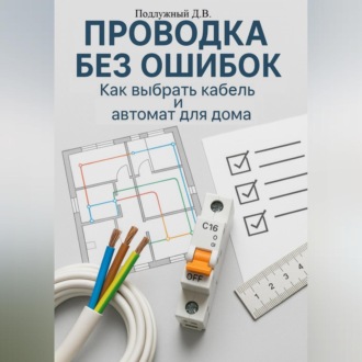 Обложка книги «Проводка без ошибок: Как выбрать кабель и автомат для дома»