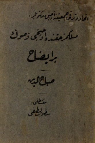 Обложка книги «İttihad ve Terakki Cem'iyetine açik mektublar»