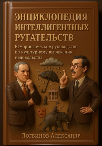 Обложка книги «Энциклопедия интеллигентных ругательств Юмористическое руководство по культурному выражению недовольства»