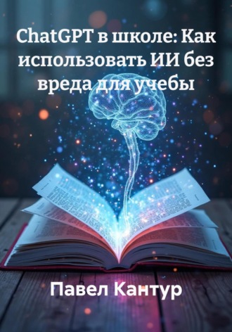Обложка книги «ChatGPT в школе: Как использовать ИИ без вреда для учебы»