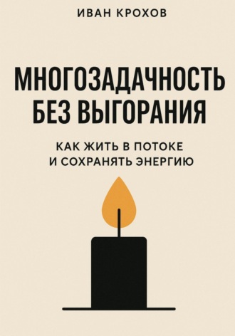 Обложка книги «Многозадачность без выгорания: как жить в потоке и сохранять энергию»