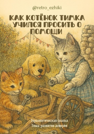 Обложка книги «Как котёнок Тимка учился просить о помощи»