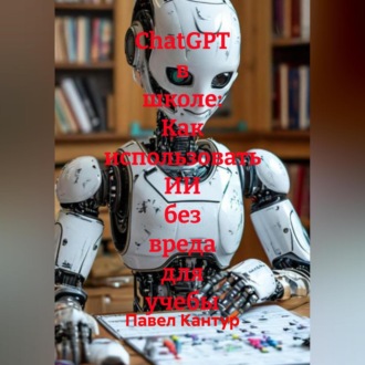 Обложка книги «ChatGPT в школе: Как использовать ИИ без вреда для учебы»
