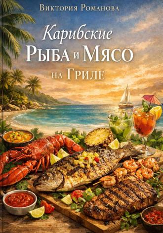 Обложка книги «Карибские рыба и мясо на гриле»