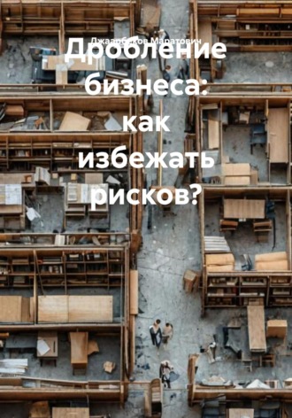 Обложка книги «Дробление бизнеса: как избежать рисков?»