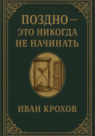 Обложка книги «Поздно – это никогда не начинать»