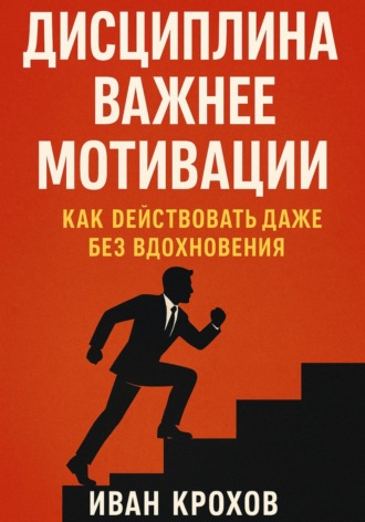 Обложка книги «Дисциплина важнее мотивации: как действовать даже без вдохновения»