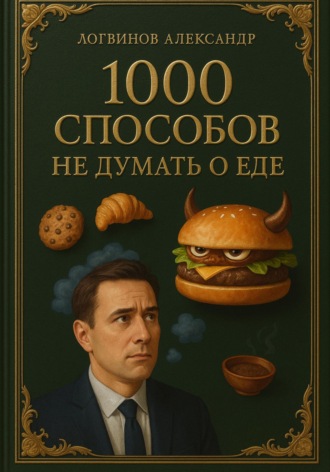 Обложка книги «1000 способов не думать о еде»