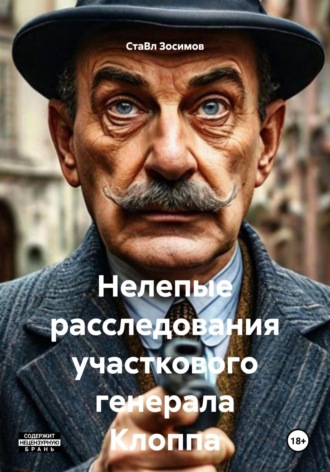 Обложка книги «Нелепые расследования участкового генерала Клоппа»
