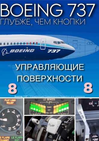 Обложка книги «Boeing 737 – Управляющие Поверхности | Подробно для симмеров»