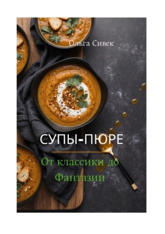 Обложка книги «Супы-пюре: от классики до фантазии»