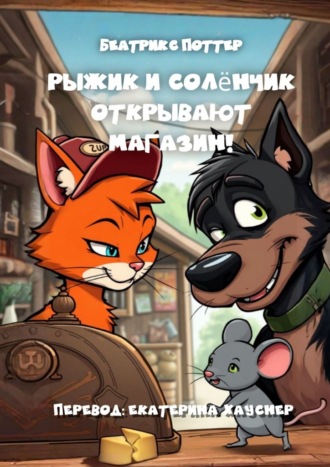 Обложка книги «Рыжик и Солёнчик открывают магазин!»