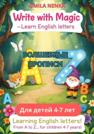 Обложка книги ««Волшебные лесные английские прописи – Учим английские буквы!»»