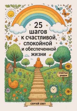 Обложка книги «25 шагов к счастливой, спокойной и обеспеченной жизни»
