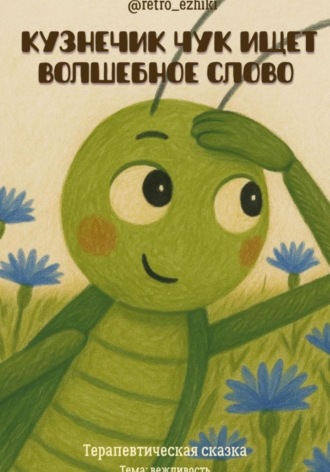Обложка книги «Кузнечик Чук ищет волшебное слово»