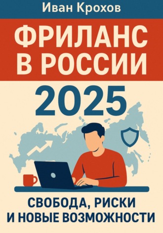 Обложка книги «Фриланс в России 2025: свобода, риски и новые возможности»