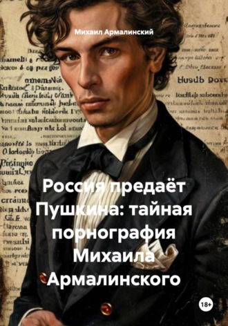 Обложка книги «Россия предаёт Пушкина: тайная порнография Михаила Армалинского»
