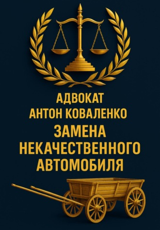 Обложка книги «Замена некачественного автомобиля»