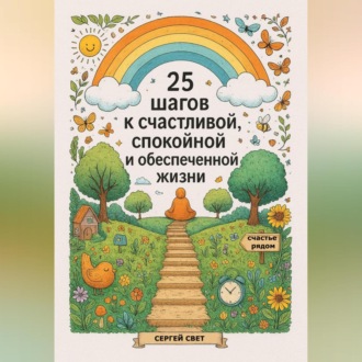Обложка книги «25 шагов к счастливой, спокойной и обеспеченной жизни»