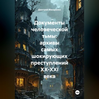 Обложка книги «Документы человеческой тьмы: архивы самых шокирующих преступлений XX-XXI века»