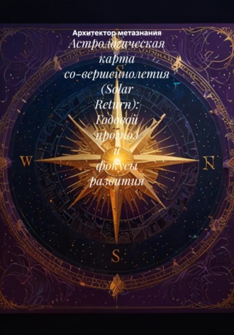 Обложка книги «Астрологическая карта со-вершеннолетия (Solar Return): Годовой прогноз и фокусы развития»