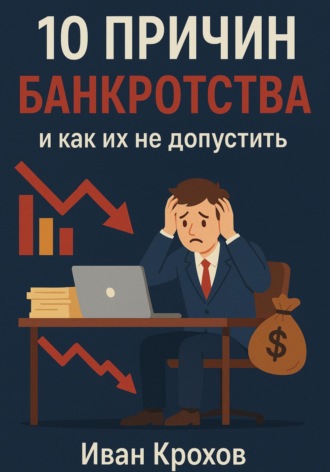 Обложка книги «10 причин банкротства и как их не допустить»