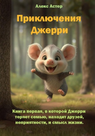 Обложка книги «Приключения Джерри. Книга первая, в которой Джерри теряет семью, находит друзей, неприятности и смысл жизни.»