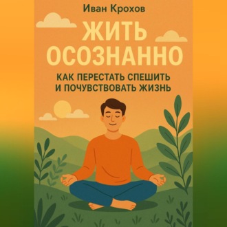 Обложка книги «Жить осознанно: как перестать спешить и почувствовать жизнь»