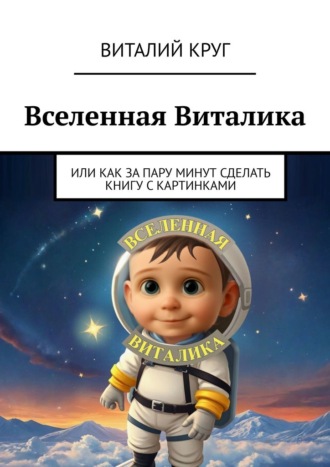 Обложка книги «Вселенная Виталика. Или как за пару минут сделать книгу с картинками»