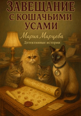 Обложка книги «Детективные истории. Завещание с кошачьими усами»