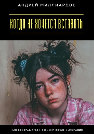 Обложка книги «Когда не хочется вставать. Как возвращаться к жизни после выгорания»