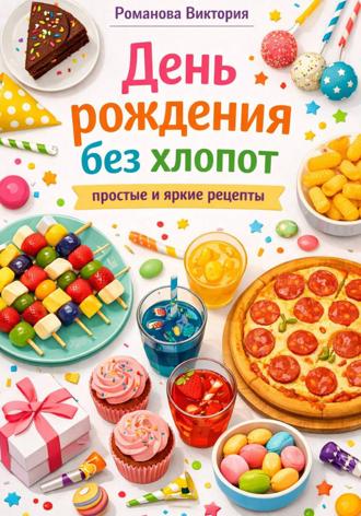 Обложка книги «День рождения без хлопот: простые и яркие рецепты»