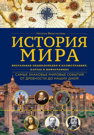 Обложка книги «История мира. Визуальная энциклопедия в иллюстрациях, картах и инфографике»