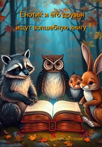 Обложка книги «Енотик и его друзья ищут волшебную книгу»