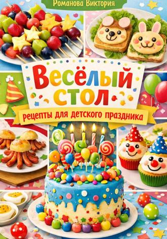 Обложка книги «Весёлый стол: рецепты для детского праздника»