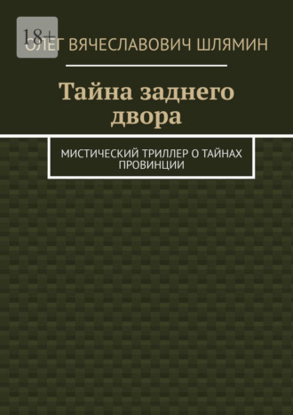 Обложка книги «Тайна заднего двора. Мистический триллер о тайнах провинции»