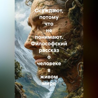 Обложка книги «Осуждают, потому что не понимают. Философский рассказ о человеке в живом мире»