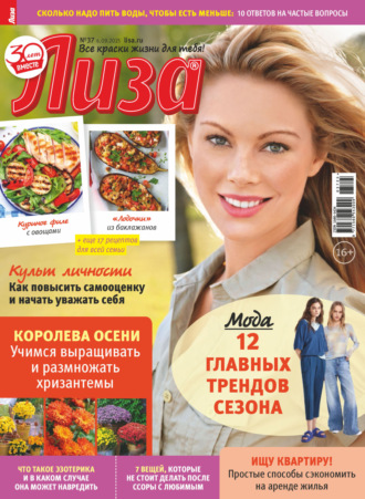 Обложка книги «Журнал «Лиза» №37/2025»