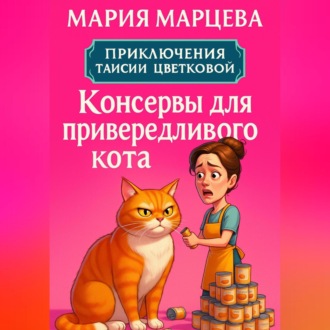 Обложка книги «Приключения Таисии Цветковой. Консервы для привередливого кота»