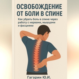 Обложка книги «Освобождение от боли в спине: как убрать боль в спине через работу с нервами, мышцами и фасциями»
