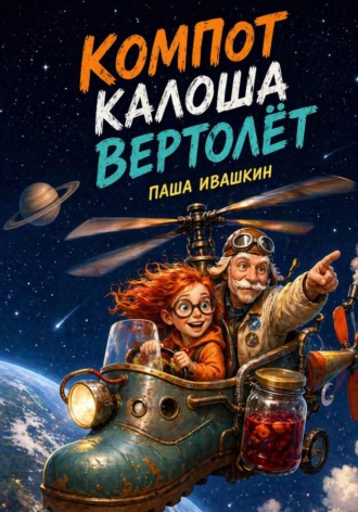 Обложка книги «Компот Калоша Вертолёт (смешные рассказы для детей 6+ про приключения и фантазию)»