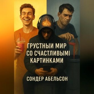 Обложка книги «Грустный мир со счастливыми картинками»