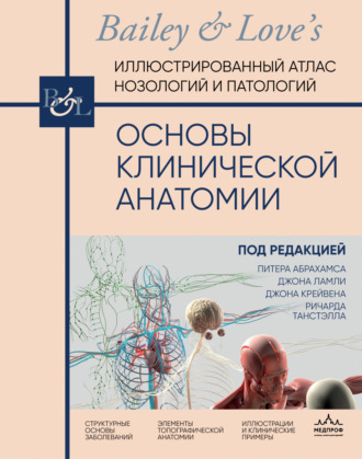 Обложка книги «Основы клинической анатомии. Иллюстрированный атлас нозологий и патологий»