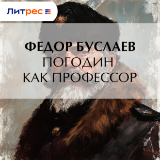 Обложка книги «Погодин как профессор»