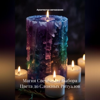 Обложка книги «Магия Свечей: От Выбора Цвета до Сложных Ритуалов»